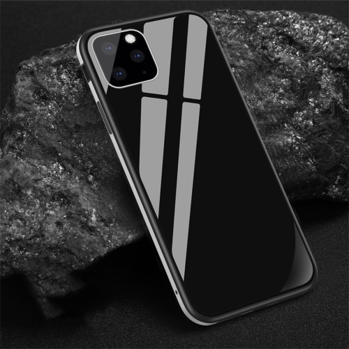 

For iPhone 11 SULADA Shockproof Aviation Aluminum Metal Frame + Nano Glass + TPU Protective Case(Silver)