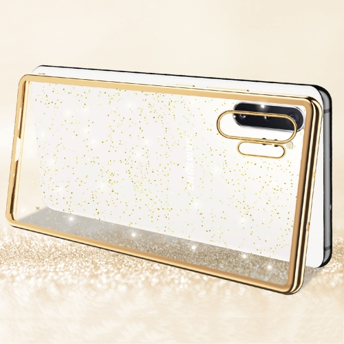 

For Galaxy Note 10+ SULADA Drop-proof TPU+ Plating Powder Protective Case(Gold)
