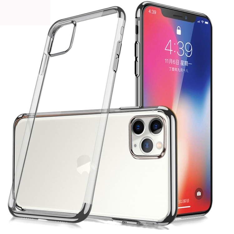 

For iPhone 11 Pro SULADA Shockproof TPU Plating Protective Case(Silver)