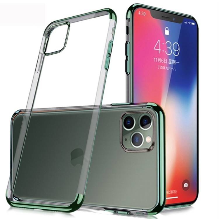 

For iPhone 11 SULADA Shockproof TPU Plating Protective Case(Green)