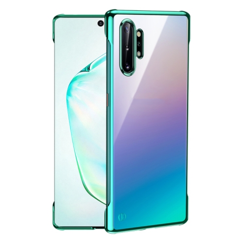 

For Galaxy Note 10+ SULADA Borderless Plated PC Protective Case(Green)