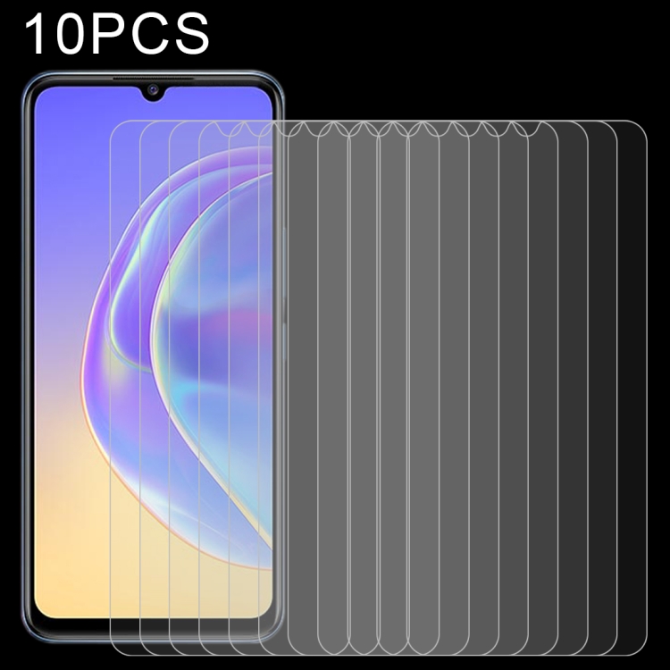 

For vivo V21e / V21e 5G 10 PCS 0.26mm 9H 2.5D Tempered Glass Film