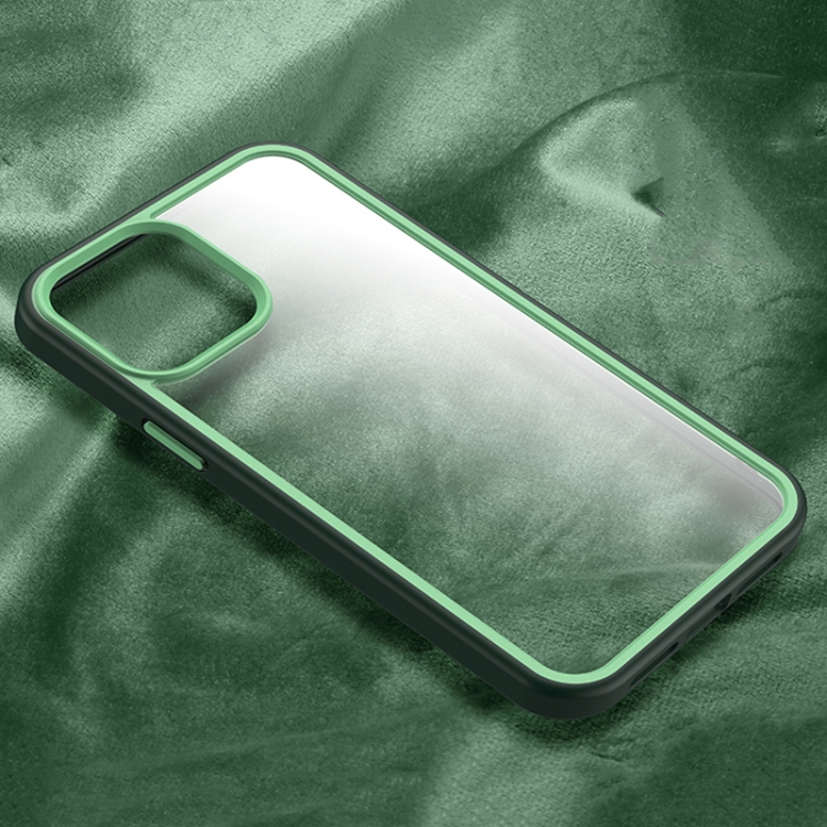 

X-level Contrast Color Design Shockproof PC Protective Case For iPhone 13 Pro(Green)