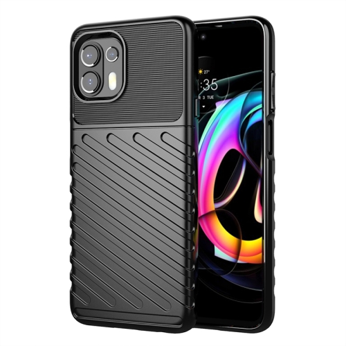 

Thunderbolt Shockproof TPU Protective Soft Case For Motorola Moto Edge 20 Lite / Edge 20 Fusion(Black)