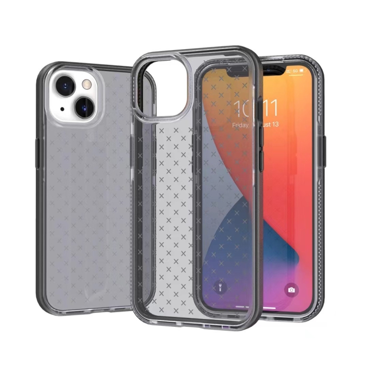 

Check Pattern Two-color TPU Protective Case For iPhone 13 mini(Black)