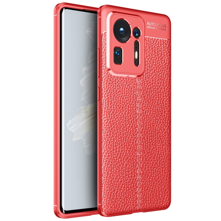 

For Xiaomi Mi Mix 4 Litchi Texture TPU Shockproof Case(Red)