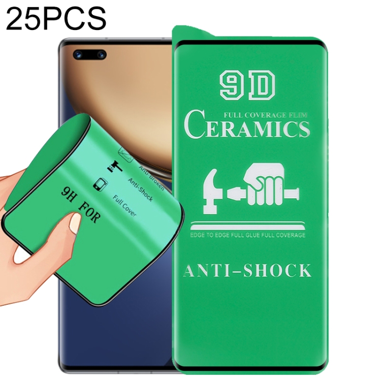 

For Honor Magic3 / Pro / Pro+ 25 PCS 9D Full Screen Full Glue Ceramic Film