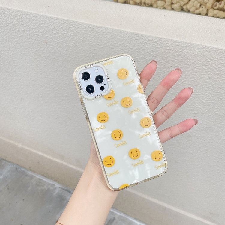 

Thickened TPU Shockproof Protective Case For iPhone 12(Smile)