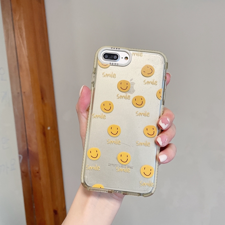 

Thickened TPU Shockproof Protective Case For iPhone 8 Plus / 7 Plus(Smile)