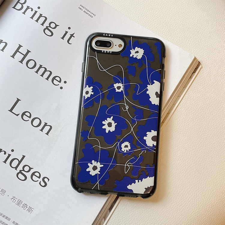

Thickened TPU Shockproof Protective Case For iPhone 8 Plus / 7 Plus(Flower)