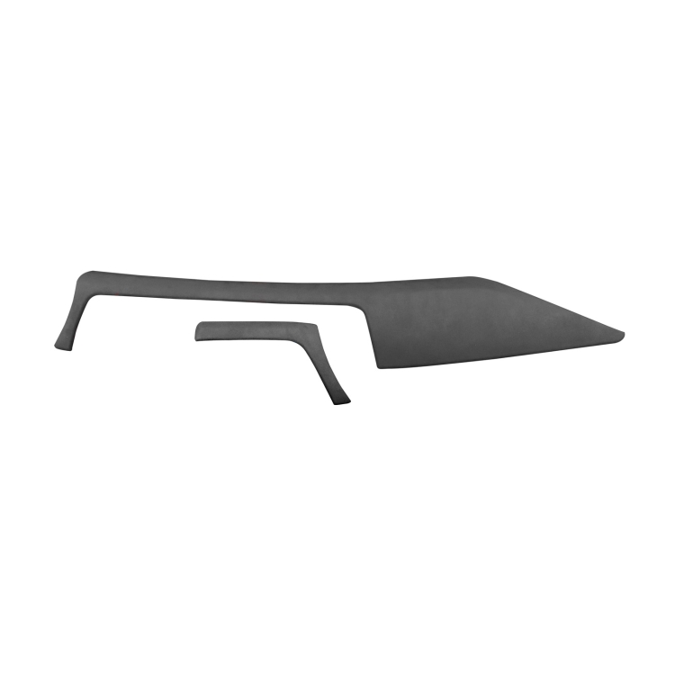 

Car Suede Wrap Dashboard Decorative Strip for BMW 3 Series 3GT / 4 Series 2013-2019, Left Drive(Dark Grey)