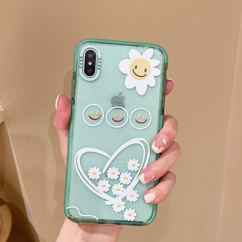 

Thickened TPU Shockproof Protective Case For iPhone XS Max(Smiley Sunflower)