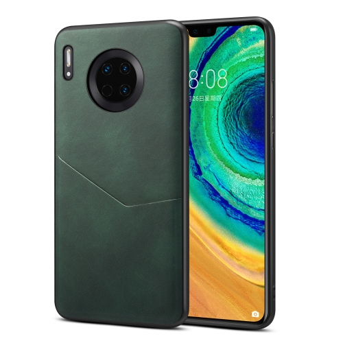 

For Huawei Mate 30 Skin Feel PU + TPU Protective Case with Card Slot(Green)