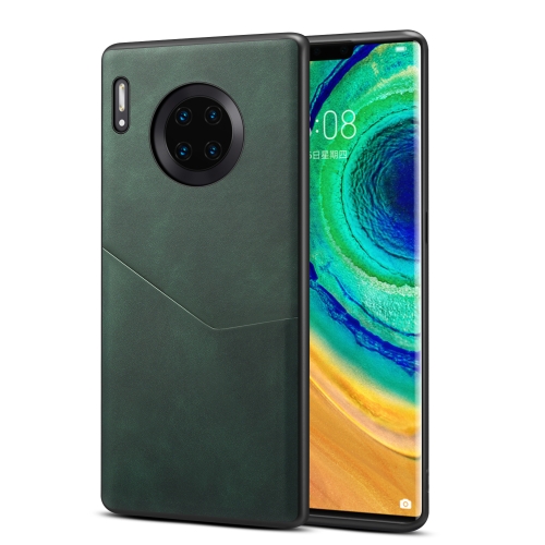 

For Huawei Mate 30 Pro Skin Feel PU + TPU Protective Case with Card Slot(Green)