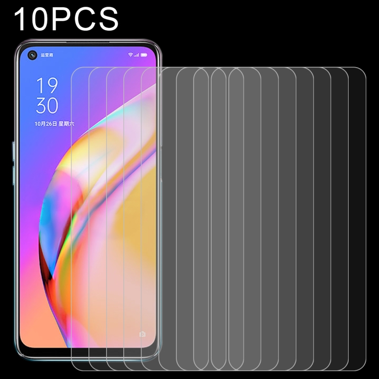 

For OPPO A93 5G / A93s 5G 10 PCS 0.26mm 9H 2.5D Tempered Glass Film