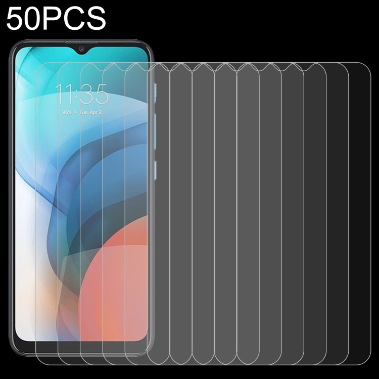 

For Lenovo K13 50 PCS 0.26mm 9H 2.5D Tempered Glass Film