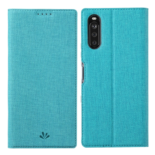 

For Sony Xperia 10 III ViLi DMX Series Shockproof TPU + PU Leather Magnetic Attraction Horizontal Flip Case with Card Slot & Holder(Blue)