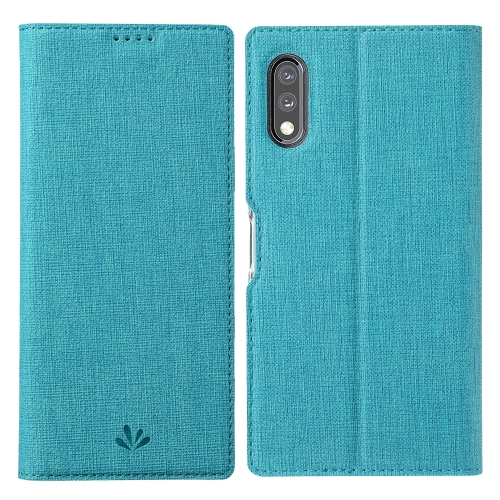

For Sony Xperia Ace II ViLi DMX Series Shockproof TPU + PU Leather Magnetic Attraction Horizontal Flip Case with Card Slot & Holder(Blue)