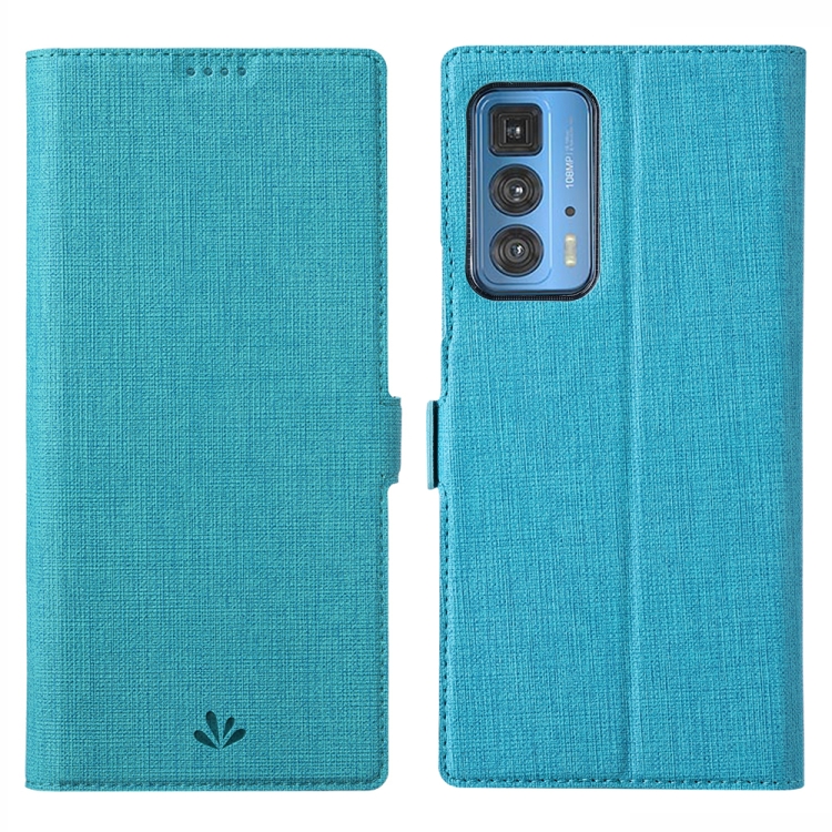 

ViLi K Series Shockproof TPU + PU Leather Magnetic Buckle Horizontal Flip Case with Card Slots & Wallet & Holder For Motorola Moto Edge 20 Pro(Blue)
