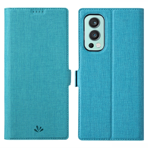 

ViLi K Series Shockproof TPU + PU Leather Magnetic Buckle Horizontal Flip Case with Card Slots & Wallet & Holder For OnePlus Nord 2 5G(Blue)