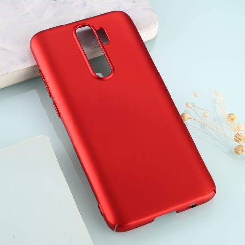 

For Xiaomi Redmi Note 8 Pro Solid Color Plastic Protective Case(Red)