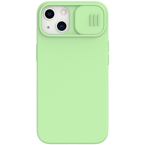 

NILLKIN CamShield MagSafe Magnetic Liquid Silicone + PC Full Coverage Case For iPhone 13(Green)