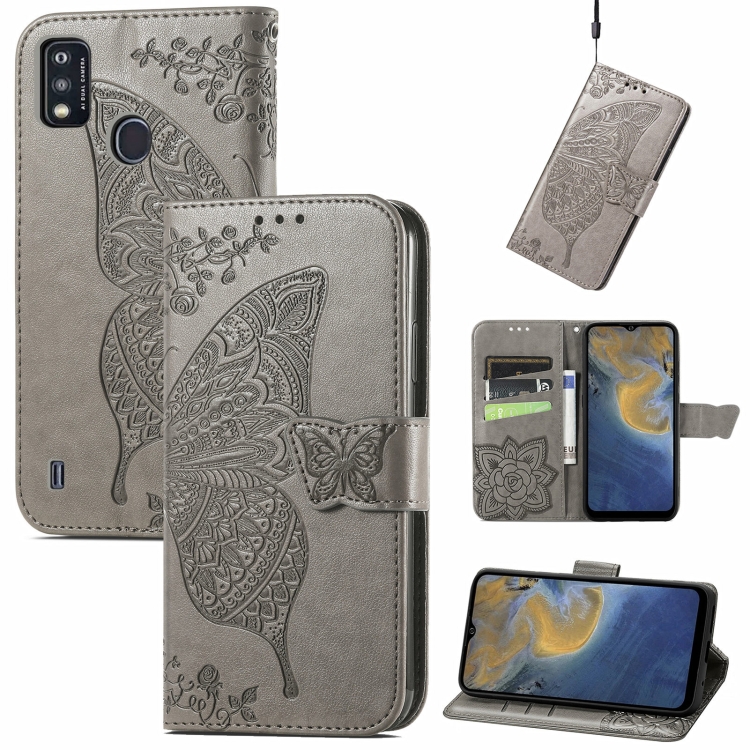 Butterfly Love Flowers Embossed Horizontal Flip Leather Case with Holder & Card Slots & Wallet & Lanyard For ZTE Blade A51(Gray)
Butterfly Love Flowers Embossed Horizontal Flip Leather Case with Holder & Card Slots & Wallet & Lanyard For ZTE Blade A51(Gray)