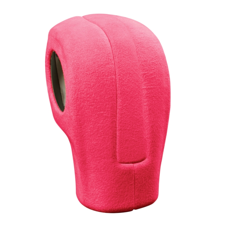 

Car Suede Wrap Shift Lever Cover for Ford Mustang 2015-2021, Left Drive(Pink)