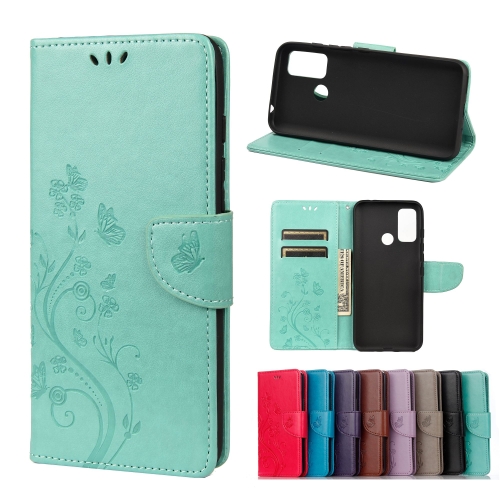 

Butterfly Flower Pattern Horizontal Flip Leather Case with Holder & Card Slots & Wallet For Wiko Power U30(Green)