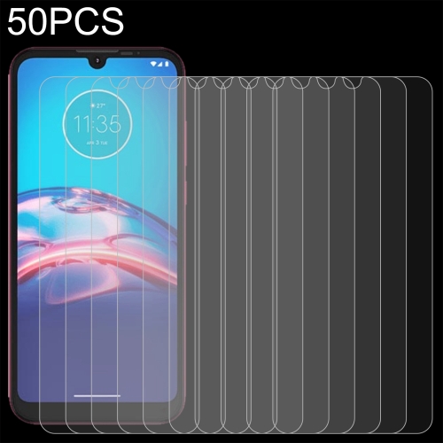

For Motorola Moto E6i 50 PCS 0.26mm 9H 2.5D Tempered Glass Film