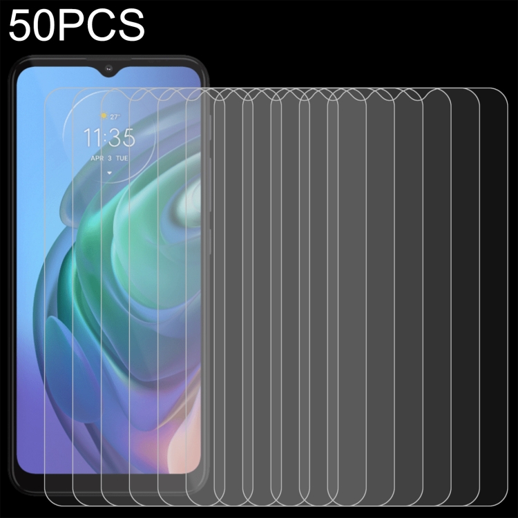

For Motorola Moto G10 Power 50 PCS 0.26mm 9H 2.5D Tempered Glass Film