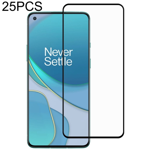 

For OnePlus 8T / 8T+ 5G 25 PCS Full Glue Full Screen Tempered Glass Film