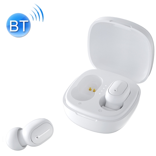 

Mini Buds TWS IPX4 Waterproof Bluetooth Earphone with Magnetic Charging Box, Supports HD Calls(White)