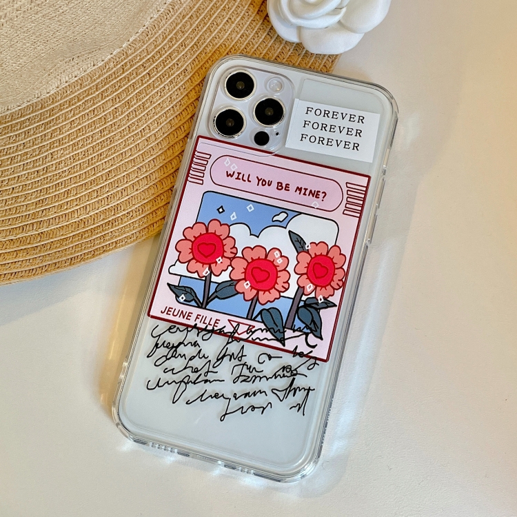 

Summer Sunflower TPU Accurate Hole Protective Case For iPhone 11 Pro(Transparent)