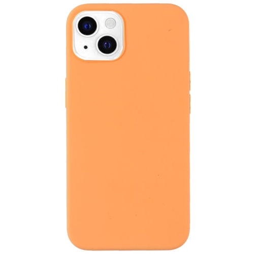 

Fully Wrapped Shockproof Silicone Protective Case For iPhone 13 mini(Orange)