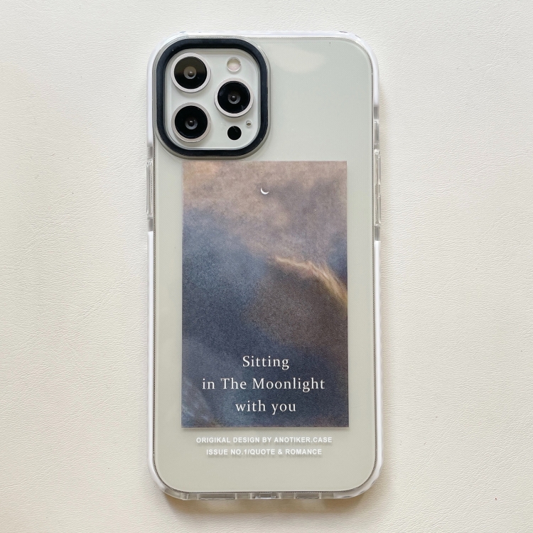 

Scenery Pattern Thickening TPU Protective Case For iPhone 12 Pro Max(Moonlight)