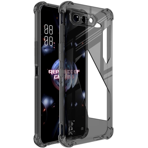 For Asus ROG Phone 5 Pro / 5s Pro IMAK All Coverage Shockproof Airbag TPU Case(Transparent Black)