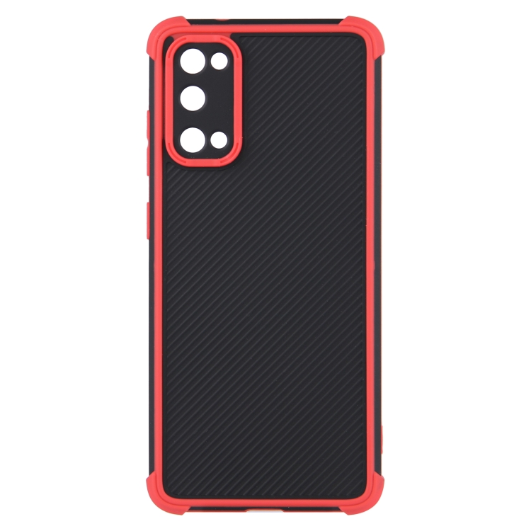 

For Samsung Galaxy S20 Eagle Eye Armor Dual-color Shockproof TPU + PC Protective Case(Red)