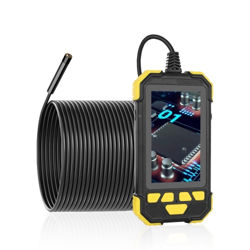 

Y19 5.5mm Dual Lens Hand-held Hard-wire Endoscope with 4.3-inch IPS Color LCD Screen, Cable Length:5m(Yellow)