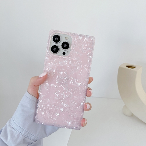 

Shell Pattern Straight-Edge Soft TPU Protective Case For iPhone 13 Pro(Pink)