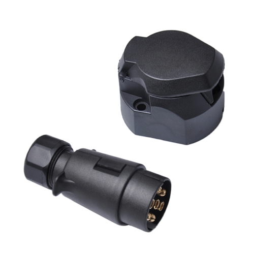 

A0226 12V 7-pin Plastic Trailer Connector Socket + Plug EU