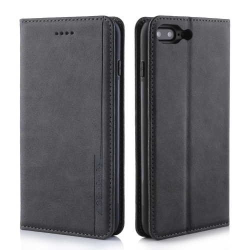 

For iPhone SE 2020 / 8 / 7 Diaobaolee Gemini Magnetic Buckle Horizontal Flip Leather Case with Holder & Card Slots(Black)