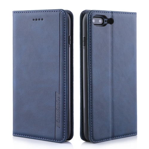 

For iPhone 8 / 7 Diaobaolee Gemini Magnetic Buckle Horizontal Flip Leather Case with Holder & Card Slots(Blue)