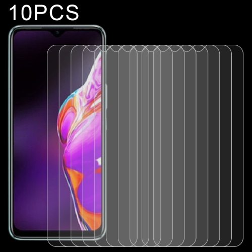 

For Infinix Hot 10T 10 PCS 0.26mm 9H 2.5D Tempered Glass Film