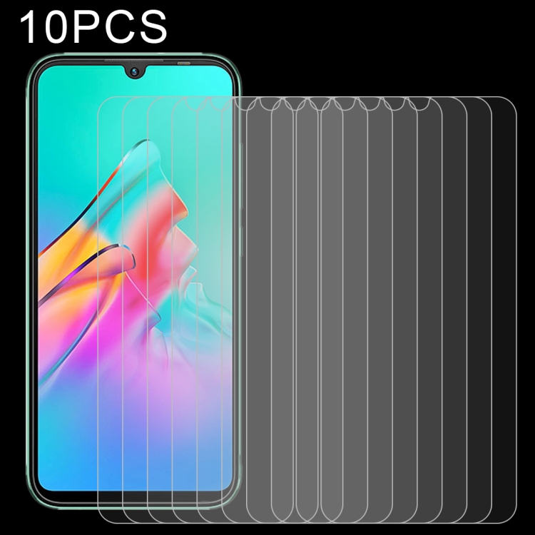 

For Infinix Smart HD 2021 10 PCS 0.26mm 9H 2.5D Tempered Glass Film