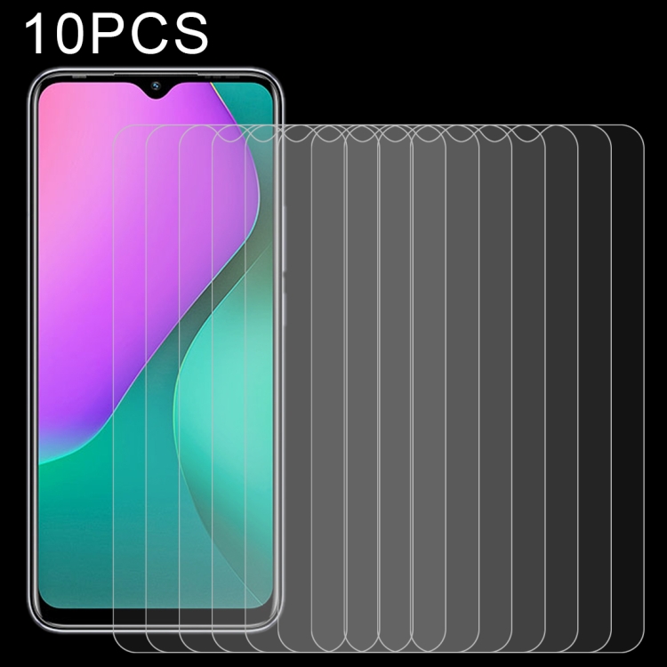 

For Infinix Hot 10 Play 10 PCS 0.26mm 9H 2.5D Tempered Glass Film