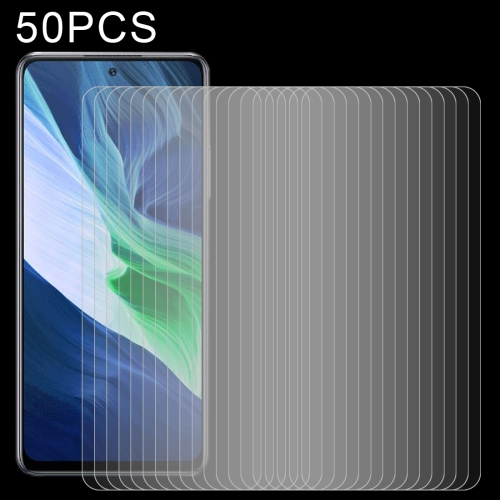

For Infinix Note 10 Pro NFC/10 Pro/10 50 PCS 0.26mm 9H 2.5D Tempered Glass Film