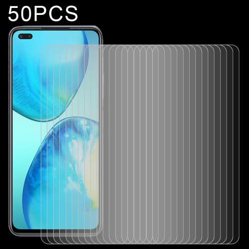 

For Infinix Note 8 50 PCS 0.26mm 9H 2.5D Tempered Glass Film