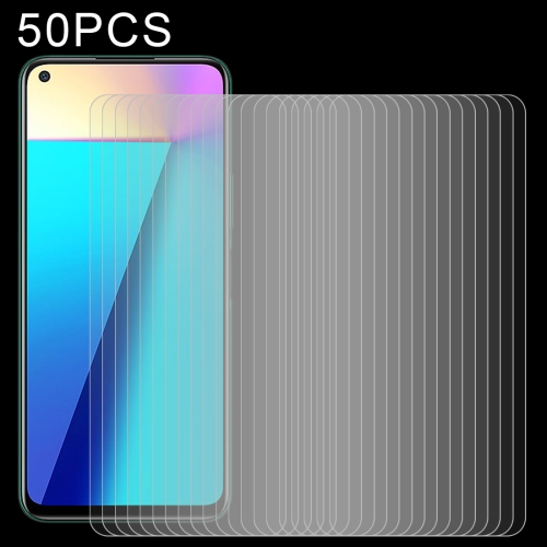 

For Infinix Note 7 50 PCS 0.26mm 9H 2.5D Tempered Glass Film
