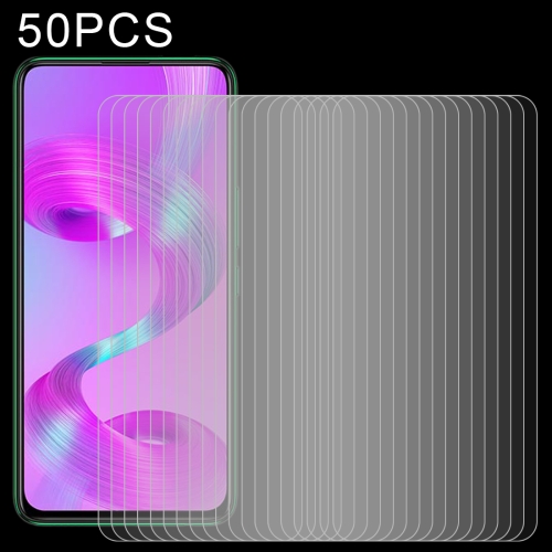 

For Infinix S5 Pro 50 PCS 0.26mm 9H 2.5D Tempered Glass Film